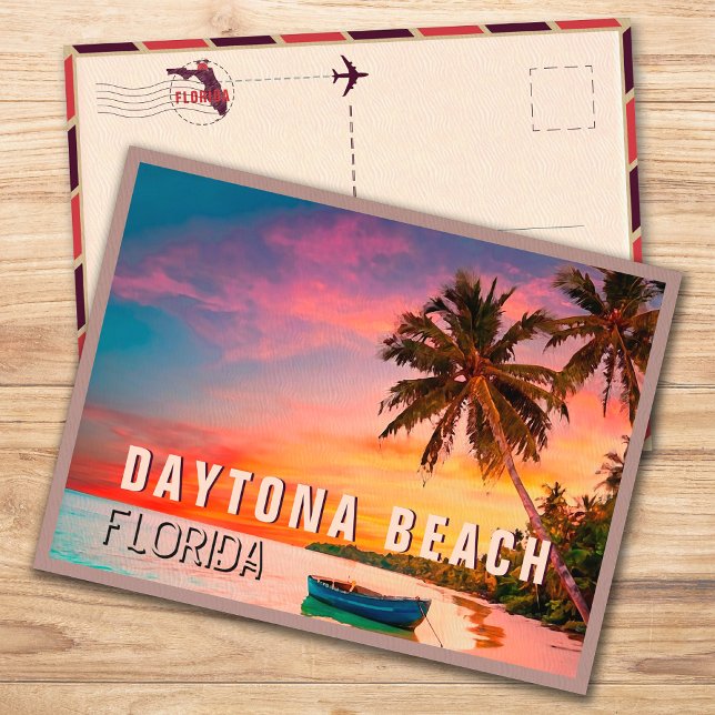 Cartão Postal Árvore Tropical de Palma Tropical de Daytona Beach (Criador carregado)