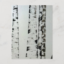 Cartão Postal Árvores B&W