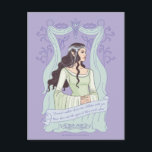 Cartão Postal ARWEN™ "Share One Lifetime With You" Graphic<br><div class="desc">Celebrate one of the most romantic moments in Middle-Earth™ with this breathtaking Lord of the Rings™ design inspired by Arwen™. Illustrated in an elegant, storybook style, Arwen stands framed by flowing Elven drapery and delicate vine motifs, her serene expression capturing timeless grace and devotion. Beneath her, the beloved quote reads,...</div>