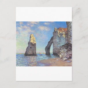 Cartão Postal As algemas de Etretat - Claude Monet