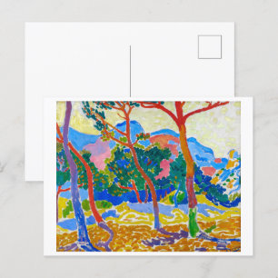 Cartão Postal As Árvores Andre Derain