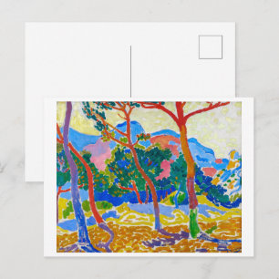 Cartão Postal As Árvores Andre Derain