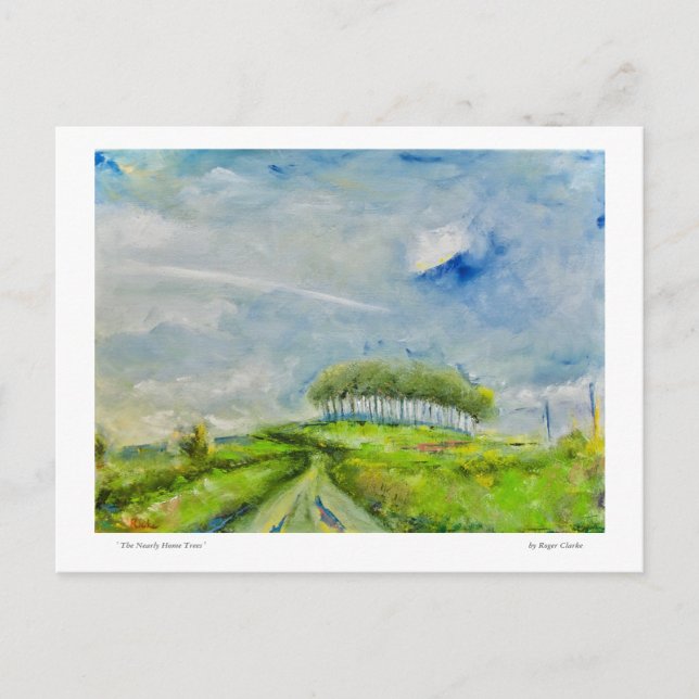 Cartão Postal As Árvores Quase Residentes (Frente)