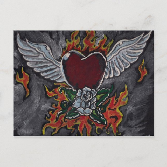 Cartão Postal As Asas do Amor (Frente)
