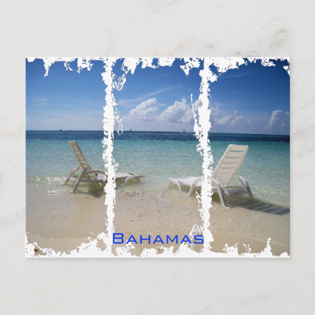 Cartão postal às Bahamas (Frente)