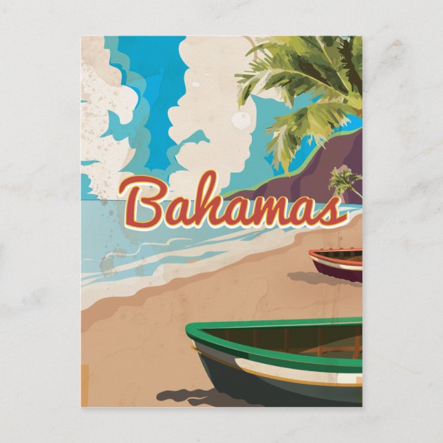Cartão Postal As Bahamas (Frente)