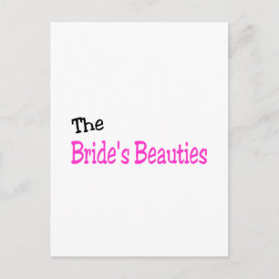 Cartão Postal As Beleza das Brides São Pretas e Rosa