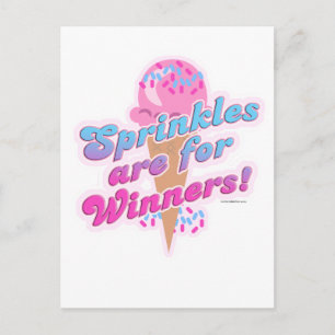 Cartão Postal As borrachas são para vencedores