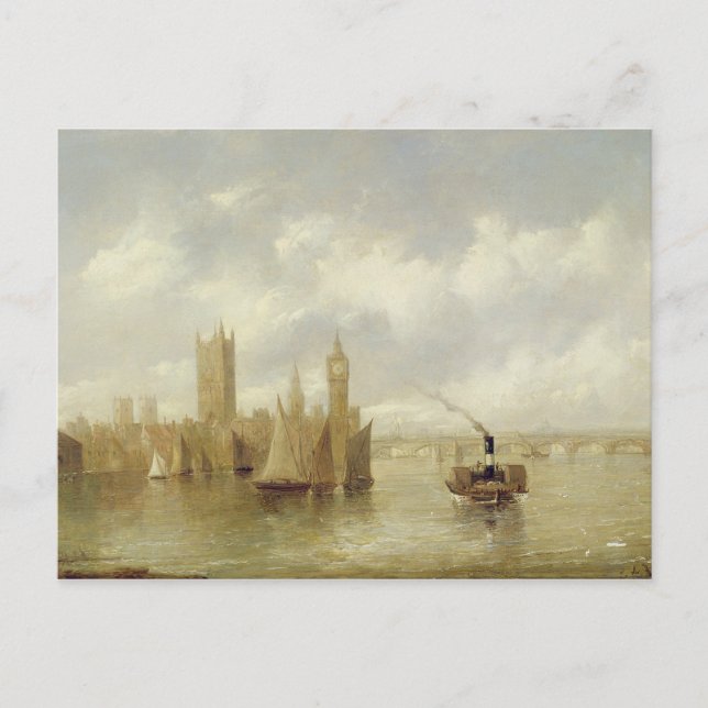 Cartão Postal As Casas do Parlamento (Frente)