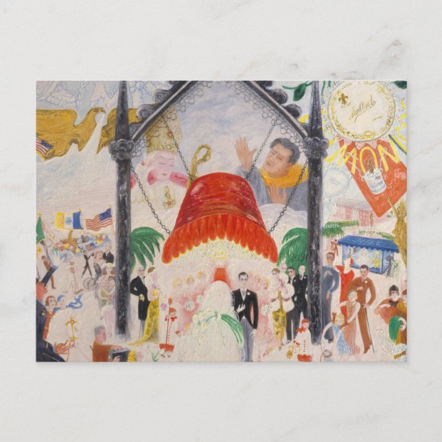 Cartão Postal As catedrais da Quinta Avenida, 1931 (Frente)