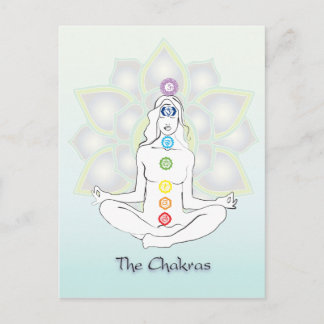 Cartão Postal As Chakras