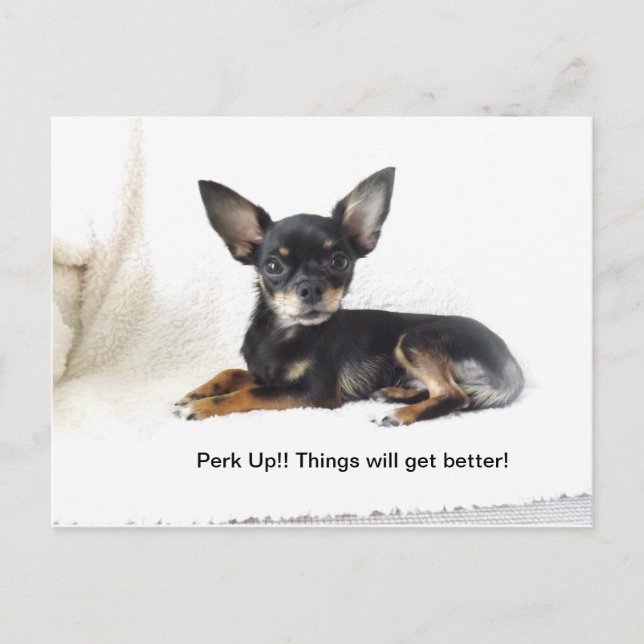 Cartão Postal As coisas vão ficar melhores (Frente)