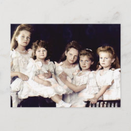 Cartão Postal As Crianças do Último czar da Rússia