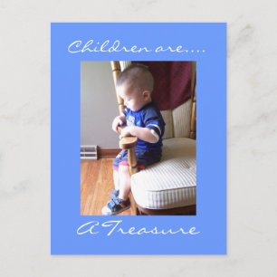 Cartão Postal As crianças são... um tesouro.