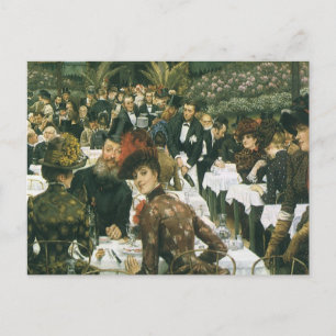 Cartão Postal As Damas de Artista por James Tissot, Vintage Art