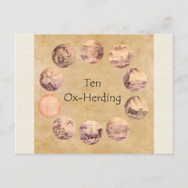 Cartão Postal As dez imagens de Oxherding