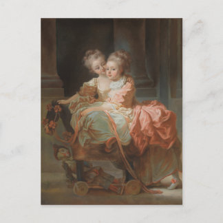 Cartão Postal As Duas Irmãs - Jean-Honoré Fragonard