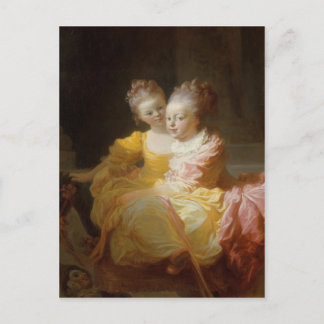 Cartão Postal As Duas Irmãs - Jean-Honoré Fragonard