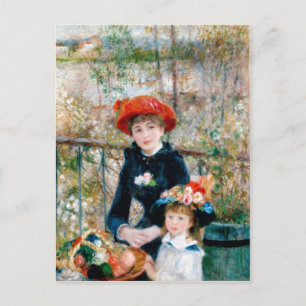 Cartão Postal As Duas Irmãs, No Terraço, Renoir