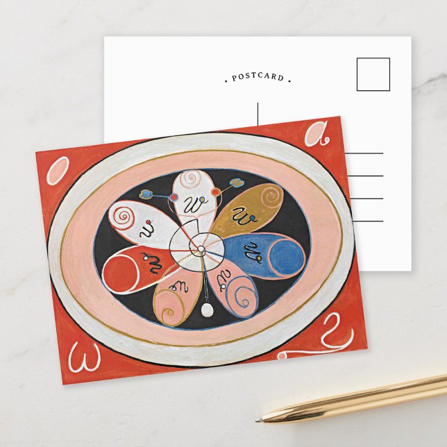 Cartão Postal As Estrelas Sete Pontas | Hilma af Klint (Criador carregado)