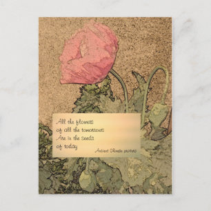 Cartão Postal As Flores do Futuro