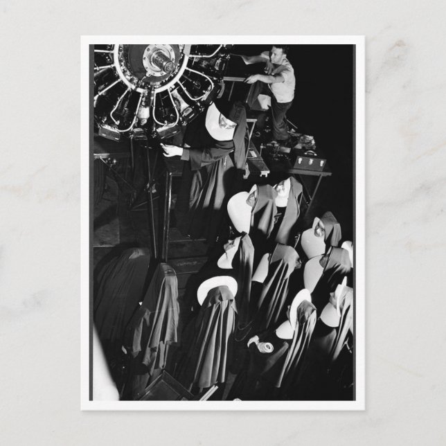 Cartão Postal As freiras voadoras. (Frente)