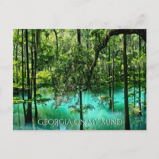 Cartão Postal As incríveis perspectivas da Geórgia (Frente)