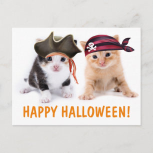Cartão Postal As Irmãs Kitten Piram Halloween