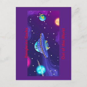 Cartão Postal As "Meias Bengleton: Fora deste Mundo"