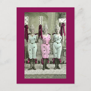 Cartão Postal As Meninas Domino