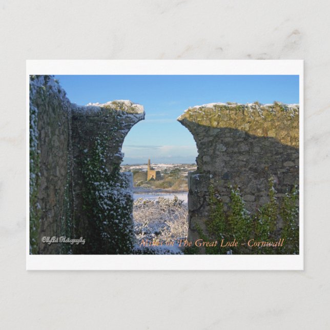 Cartão Postal As minas Excelentes carregadas do muro (Frente)