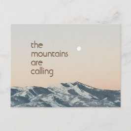 Cartão Postal As Montanhas Estão Chamando Cartão-Postal Fotográf