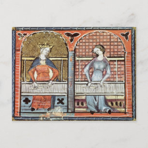Cartão Postal As mulheres, Ovide Moralise escrito por Chretien
