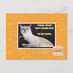 Cartão Postal As músicas devem ter um limite de peso.