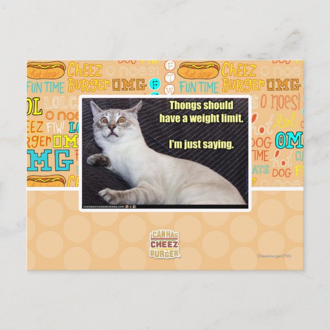 Cartão Postal As músicas devem ter um limite de peso. (Frente)