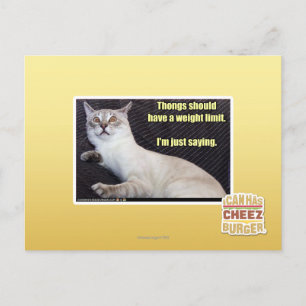 Cartão Postal As músicas devem ter um limite de peso.