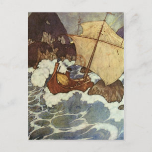 Cartão Postal As Noites Árabes de Dulac