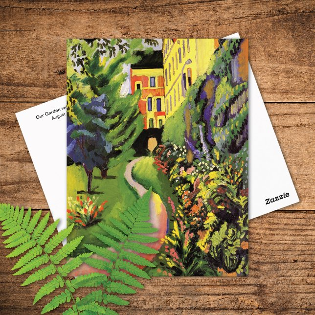 Cartão Postal As Nossas Flores De Jardim, August Macke (Criador carregado)