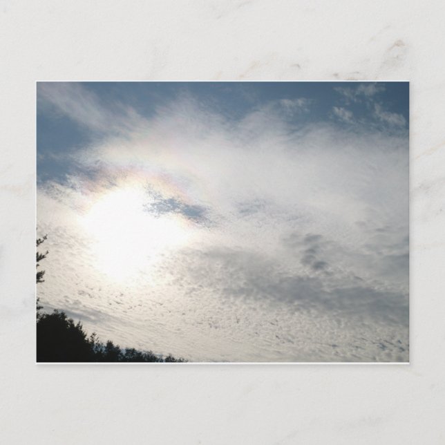 Cartão Postal As nuvens são mágicas (Frente)