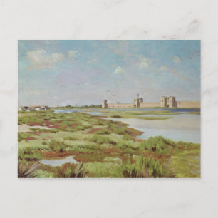 Cartão Postal As Paredes da Cidade de Aigues-Mortes, 1867