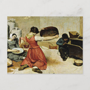 Cartão Postal As Peneiradoras de Trigo, arte fina,