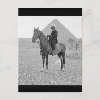 Cartão Postal As Pirâmides de Giza com Horseman por volta de 193