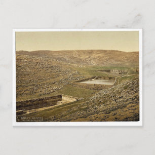 Cartão Postal As piscinas de Salomão, Belém, Terra Santa (ou sej