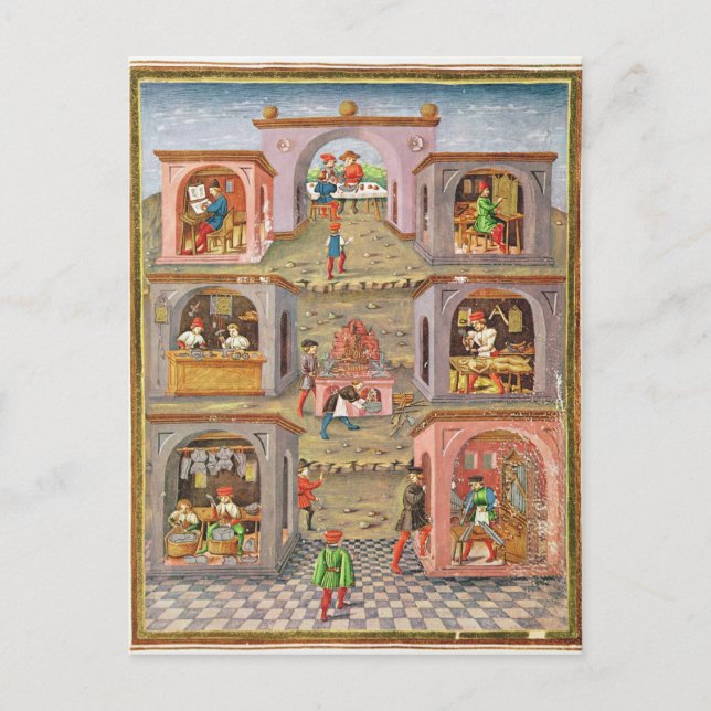 Cartão Postal As profissões (Frente)