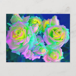 Cartão Postal As Rosas Pérolas Iridescentes