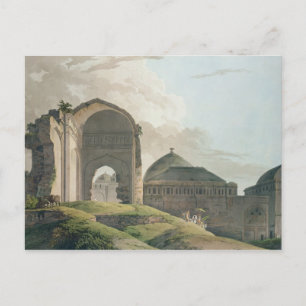 Cartão Postal As Ruínas do Palácio em Madurai, 1798