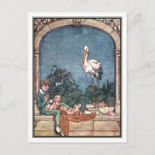 Cartão Postal As tempestades de William Heath Robinson