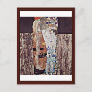 Cartão Postal As Três Idades Da Mulher Por Klimt Gustav