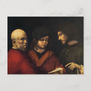 Cartão Postal As Três Idades do Homem por Giorgione