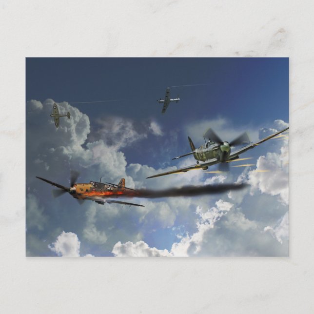 Cartão Postal Ás Vencedores (Frente)